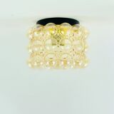 Mid-Century Bubble Glass Ceiling Light by H. Tynell for Limburg, 1960s