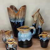 Assorted sandstone pot/pitcher