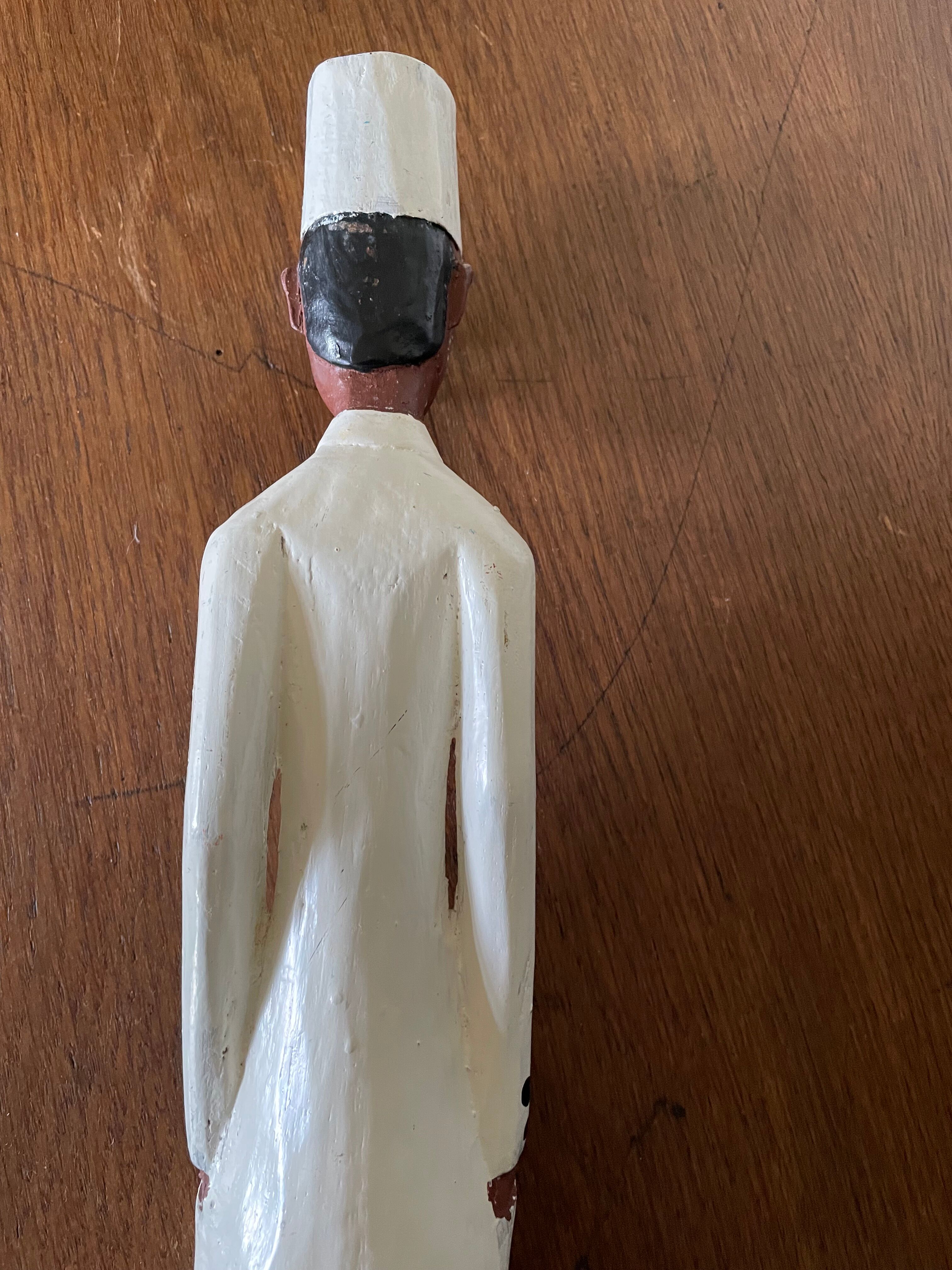 African settler wooden statuette