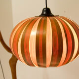 Custom made wooden floor lamp, 1960