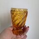 Baccarat amber glasses