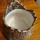 Brown ceramic planter