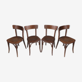 Série de 4 chaises bistrot Thonet