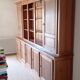 Library in solid cherry wood, Louis Philippe style.