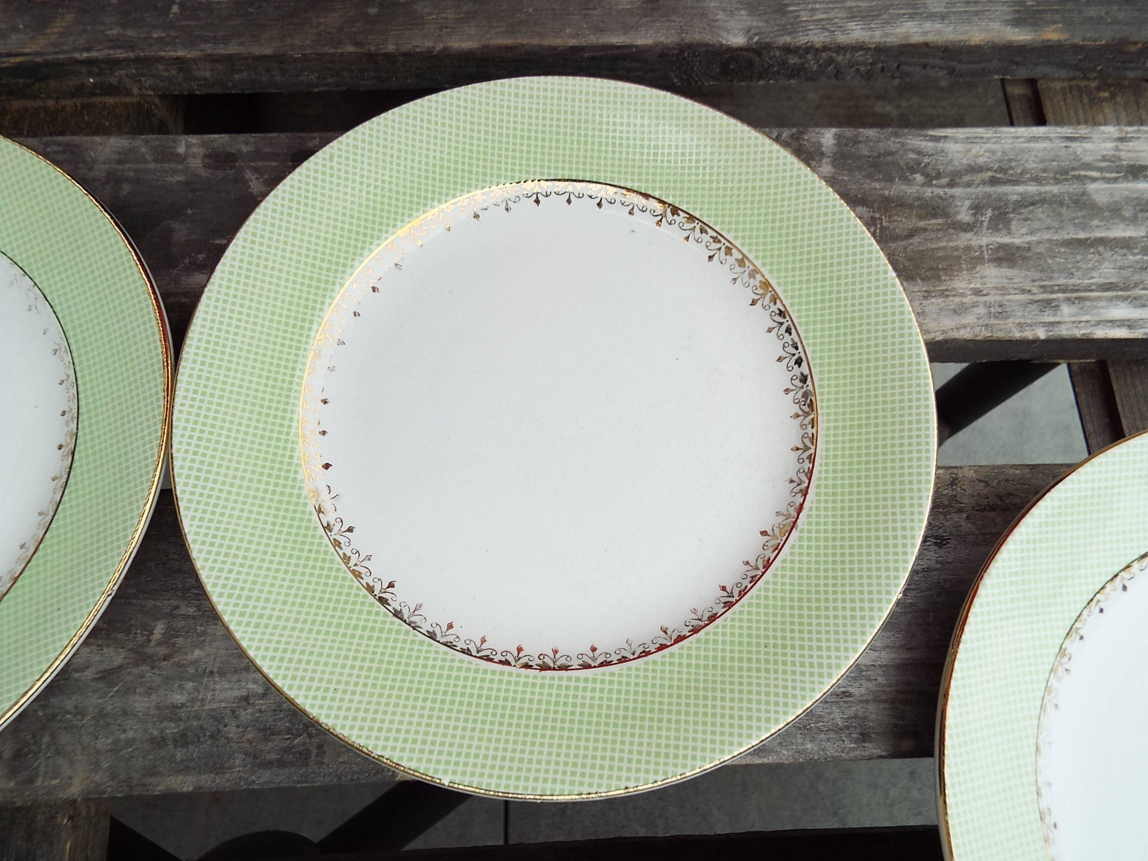 6 Salins dessert plates