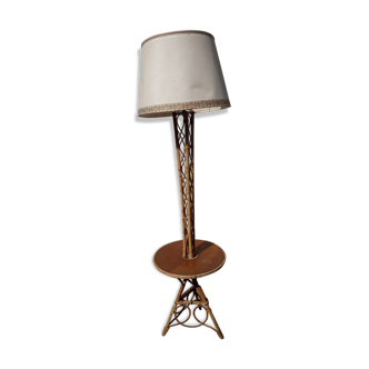 Rattan lamp years 60