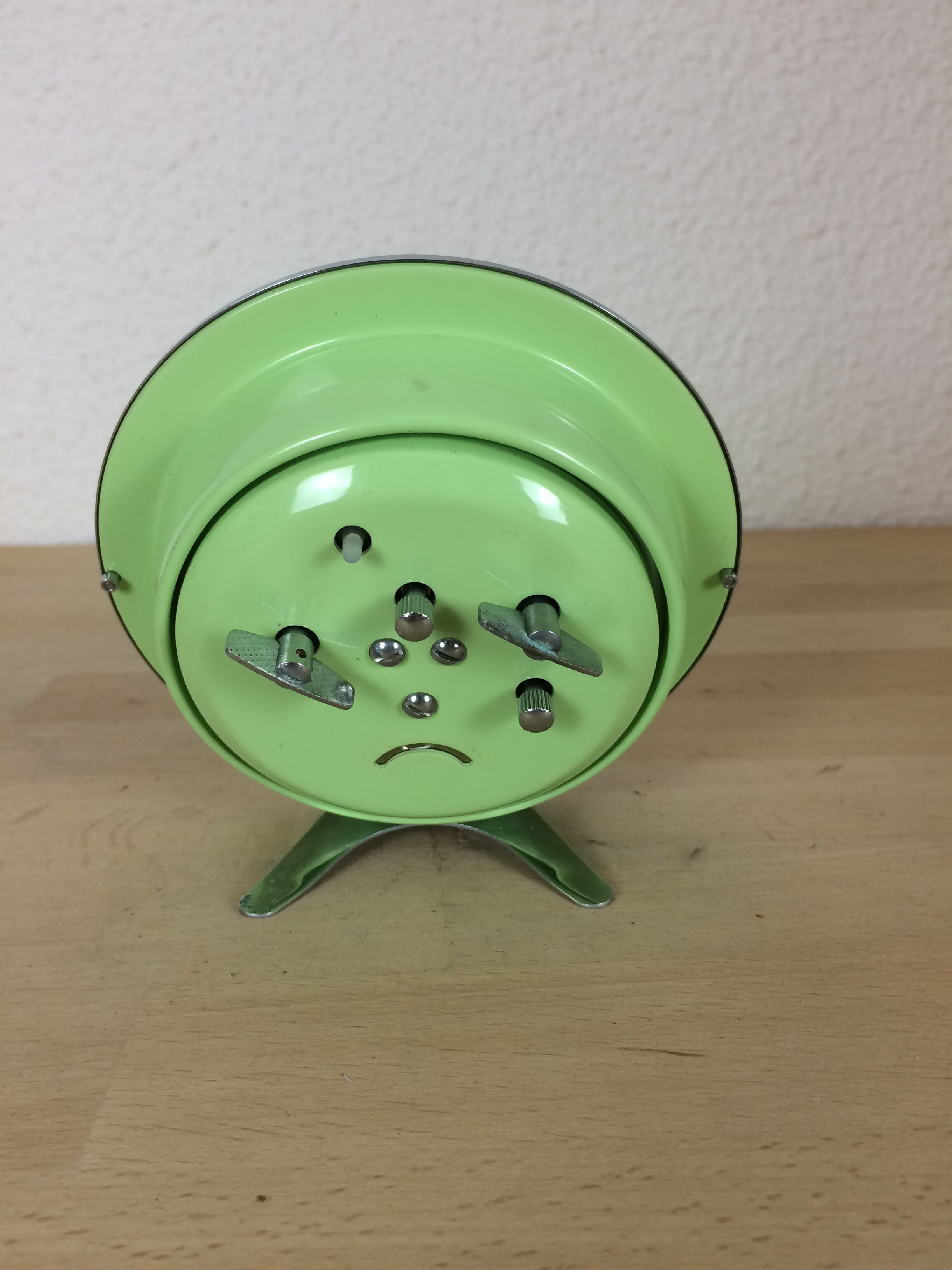 Vintage Clock Diamond Brand Green