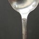 Set of 10 teaspoons in silver metal argit