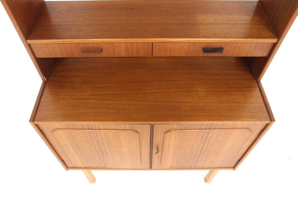 Scandinavian teak bookcase, Sweden, 1960