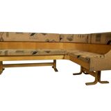 Canapé d'angle et chaises par Ludvik Volak pour Drevopodnik Holesov, 1960, Ensemble de 3