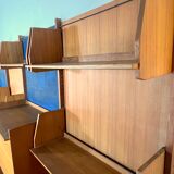 Mid-Century Modern modular wood bookcase from 50s