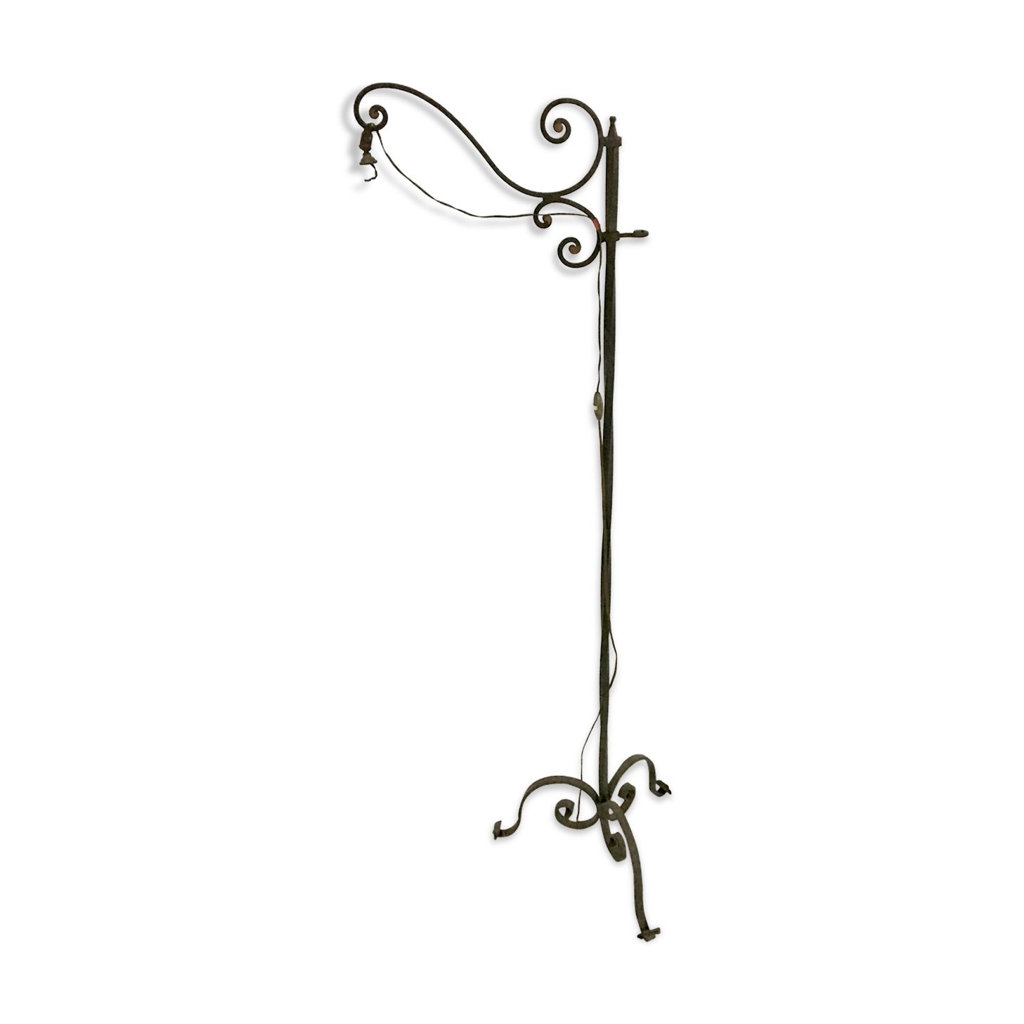 Lampadaire en fer forgé | Selency