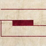 Traditional handmade Moroccan wool rug 250cmx150cm