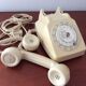 Téléphone cadran rotatif ivoire « Temat Quimper » Socotel 63 vintage