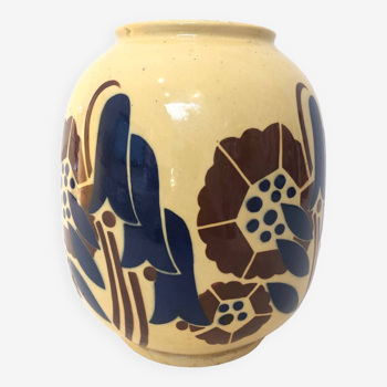 Vase art déco Badonviller, 1930