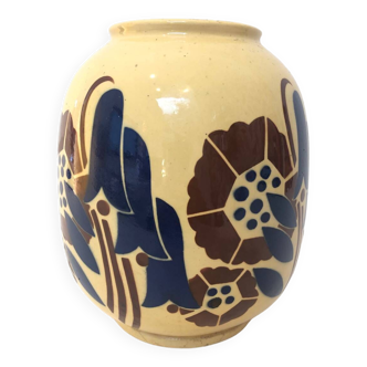 Vase art déco Badonviller, 1930