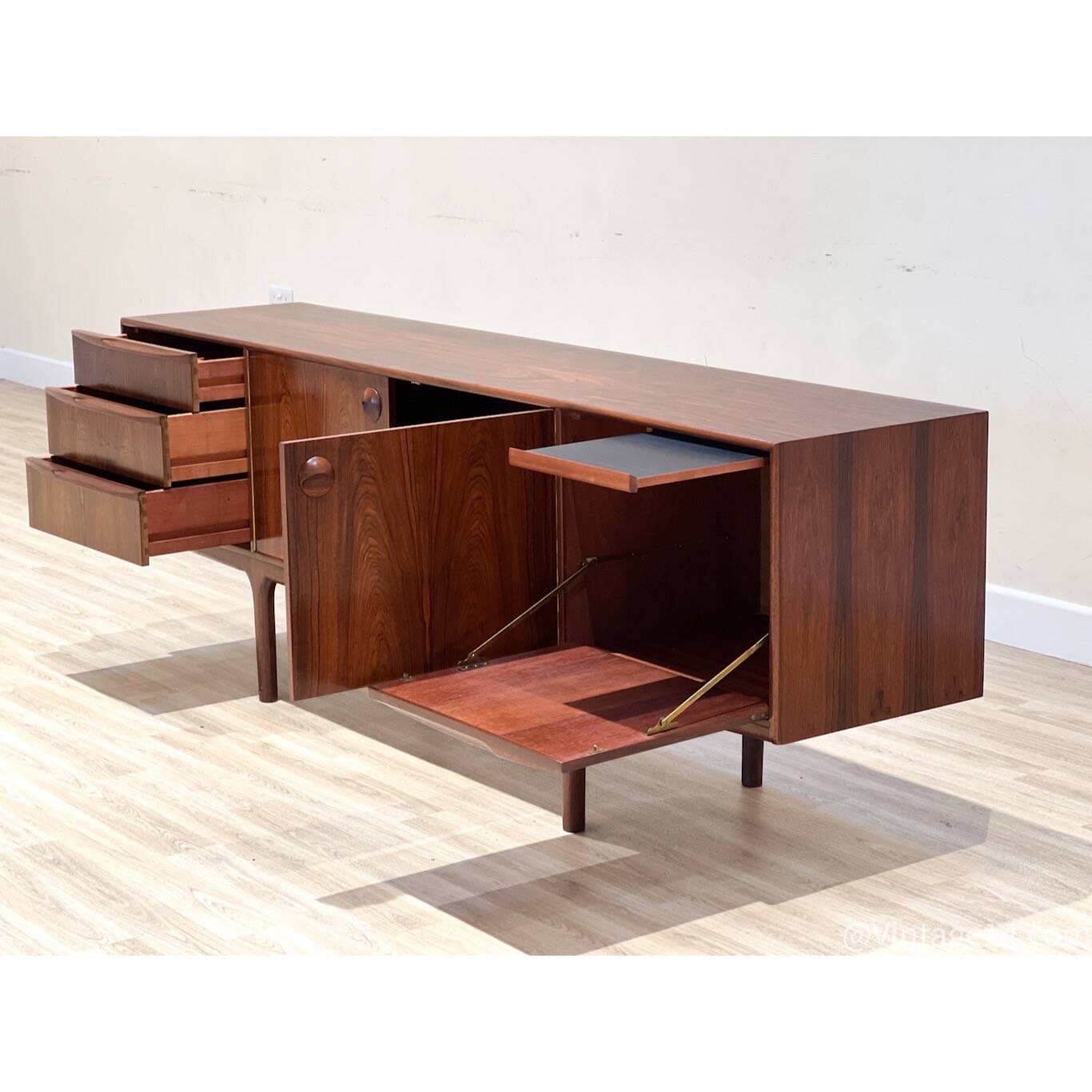 Rosewood sideboard by McIntosh, 1970
