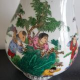 Polychrome Chinese vase