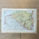 Map of Belgium - 20x29cm 1922