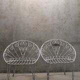 Pair of Garden Armchairs