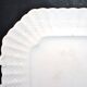 Antique octagonal dish in English "Bone China" opaque cream earthenware COPELAND SPODE England
