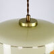 Vintage glass pendant light