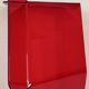 Red plexiglass chair, France 1970s