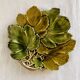 Old vine leaf slip dish