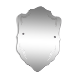 Former mirror art deco bevelled and engraved 46x68cm