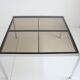 Table à manger chrome et verre fumé Milo Baughman – 1970 – Italie