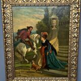 Painting “Romantic scene”.