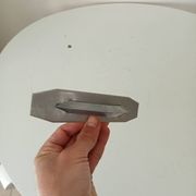 Vintage aluminium furniture handle