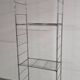 Balton vintage shelf from the 1980s in chrome metal – 215 cm