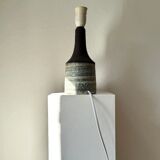 Sgrafitto table lamp by Jette Hellerøe, 1960s