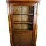 Antique display cabinet with adjustable shelves - Mahogany - Hand polished - 1920s