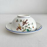 Tasse en terre de fer polychrome "Nella" Jules Veillard Bordeaux (JVB)