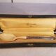 Old ivory silver porridge spoon
