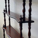 Library - turned wooden shelf