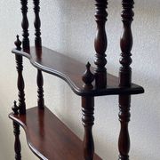 Library - turned wooden shelf