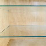 Art Deco display case in mahogany and veneer, 20th century