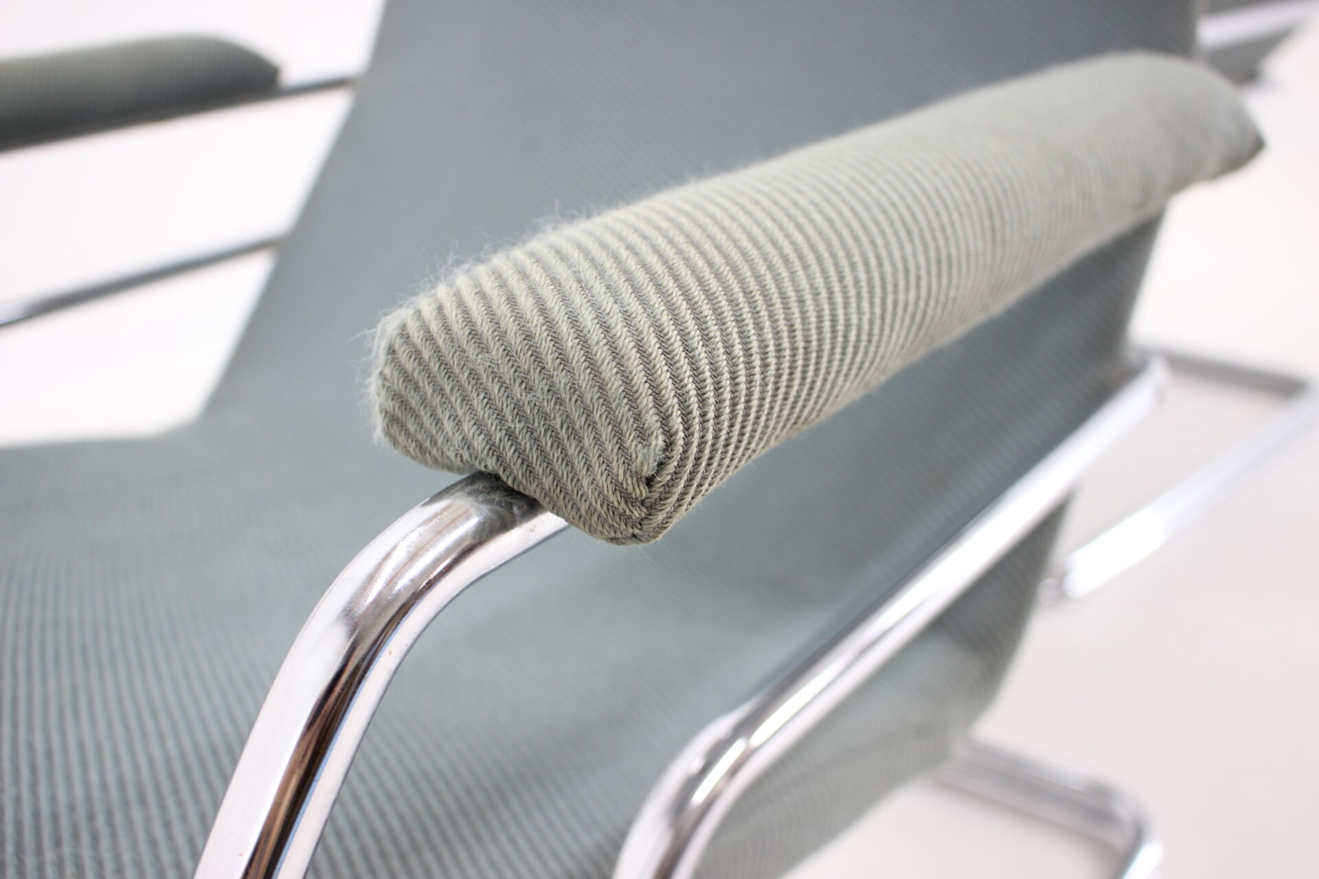 1970s Pair of Rare Tubular Armchairs