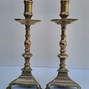 Pair of bronze torches 17th