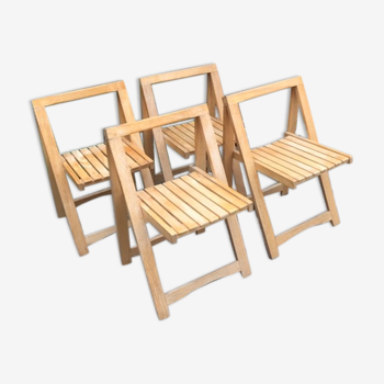 Set of four folding chairs  60 years