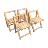 Set of four folding chairs  60 years
