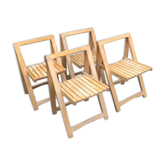Set of four folding chairs  60 years