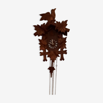 Cuckoo pendulum 5 leaves, bird KA 1606 Uhrenfabrik Kammerer