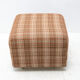 Eastern bloc upholstered pouffe, 1980´s, Czechoslovakia