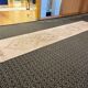 Vintage Handmade Soft Beige and Brown Long Hallway Runner