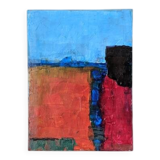 Acrylic on canvas Abstract art small contemporary painting