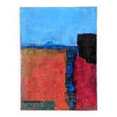 Acrylic on canvas Abstract art small contemporary painting
